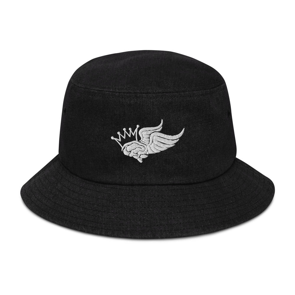 #ABKLLD Logo Denim bucket hat