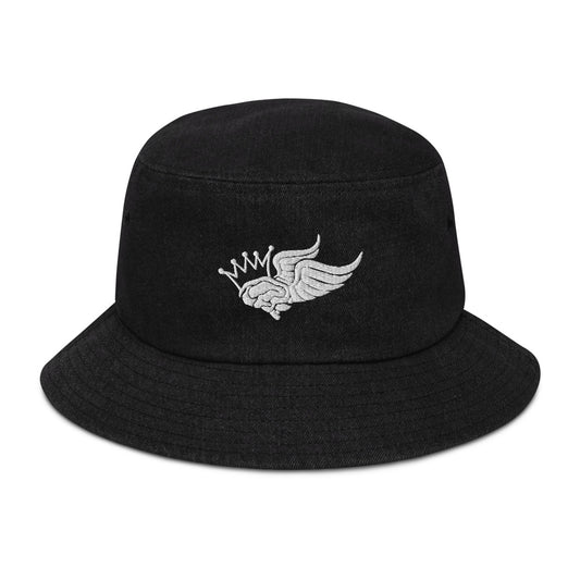 #ABKLLD Logo Denim bucket hat