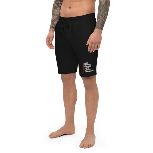 #ABKLLD Red Line Fleece Shorts